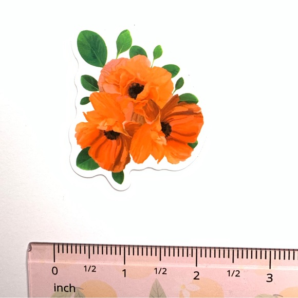 Flower Vinyl Sticker - Picture 2 of 2